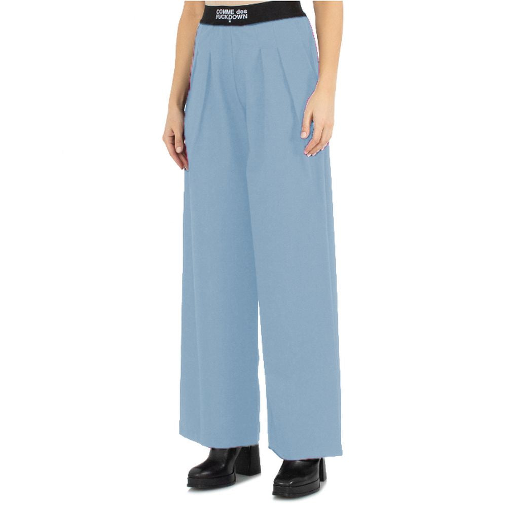 Pantalones vaqueros y pantalón de poliéster azul claro Comme Des Fuckdown