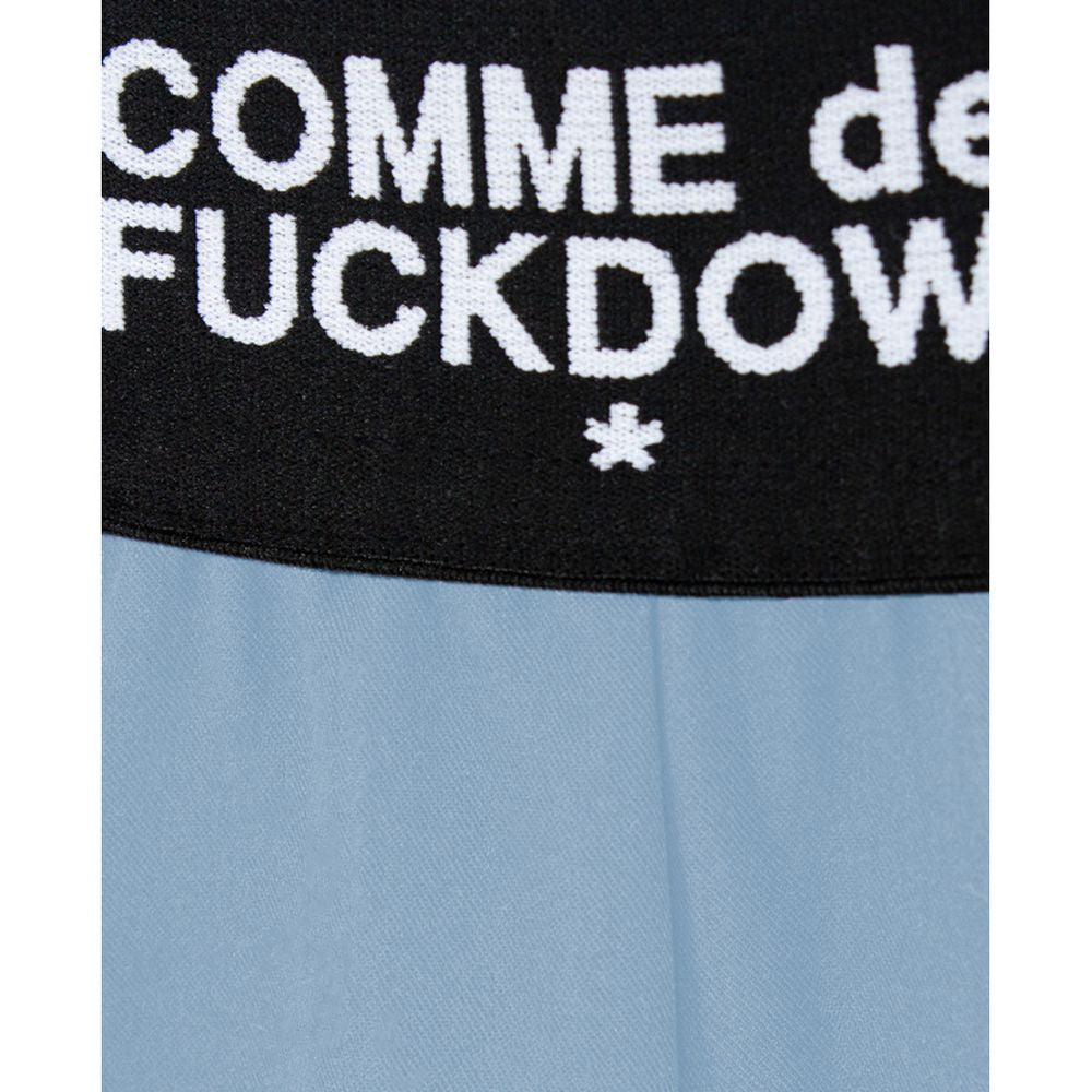 Pantalones vaqueros y pantalón de poliéster azul claro Comme Des Fuckdown
