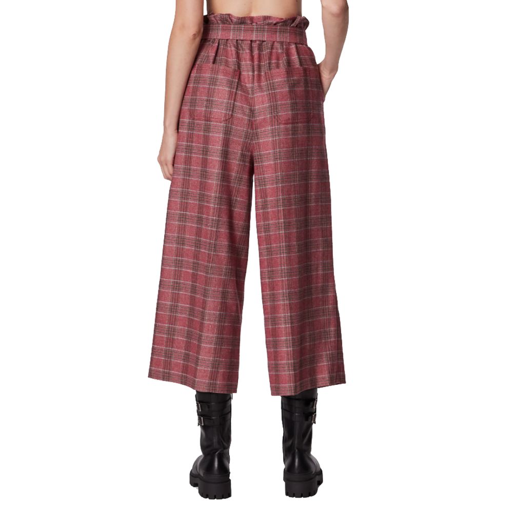 Pantalones vaqueros y pantalón de poliéster rojo PINKO