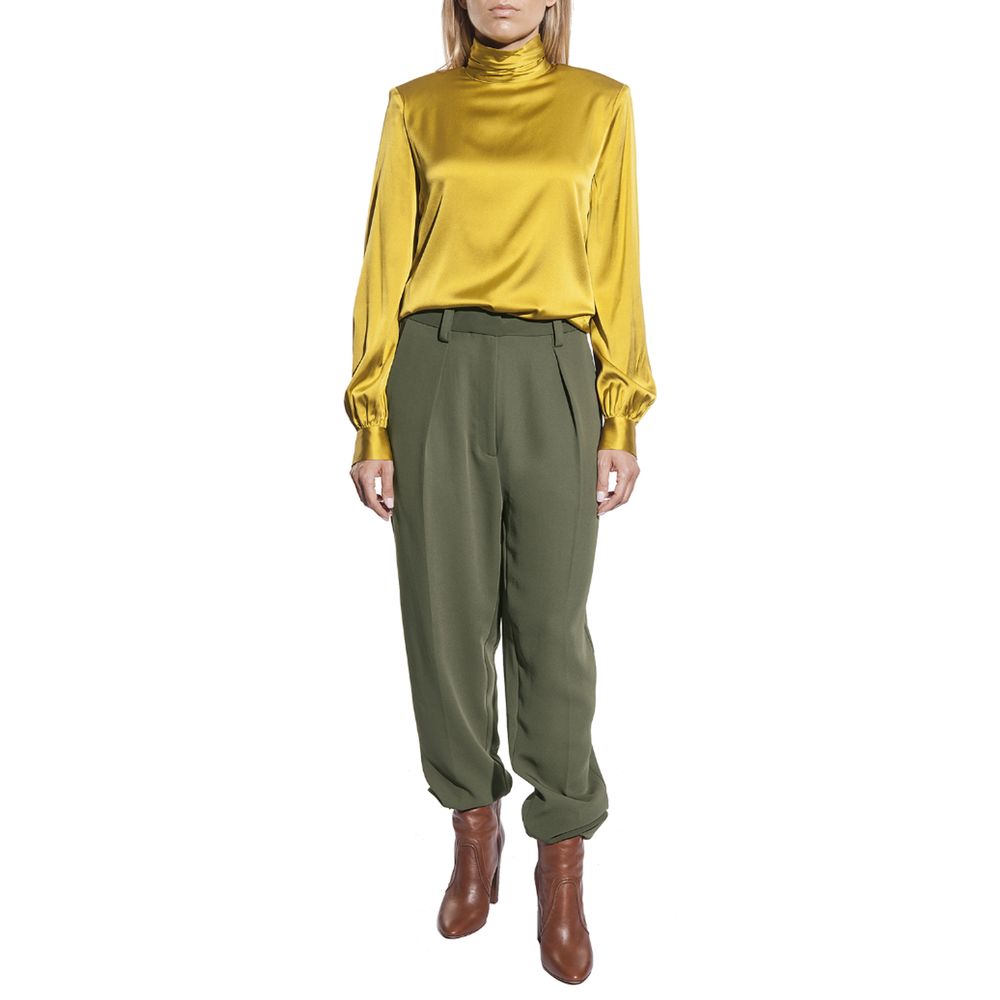 Pantalones vaqueros y pantalón de poliéster verde PINKO