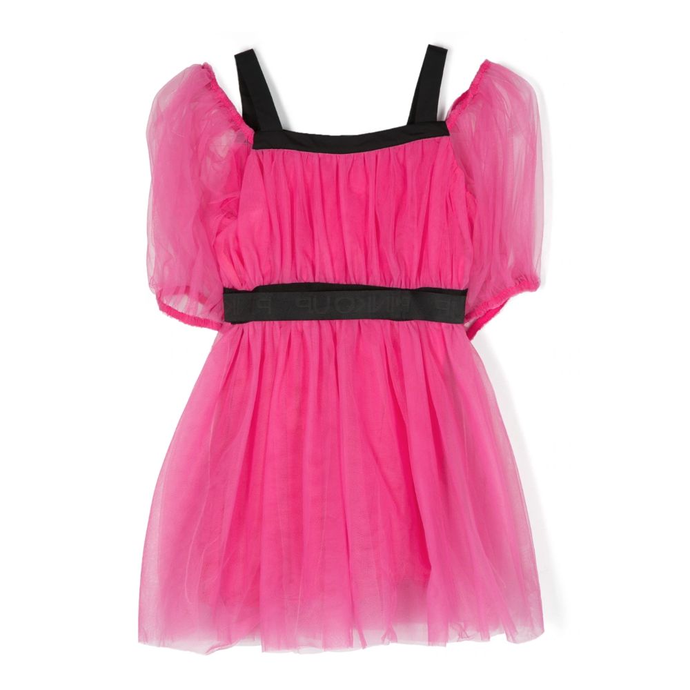 Vestido de nailon fucsia de PINKO