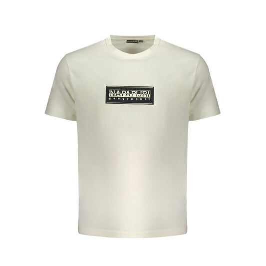 Camiseta de algodón blanca de Napapijri