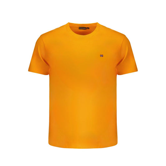 Camiseta de algodón naranja de Napapijri