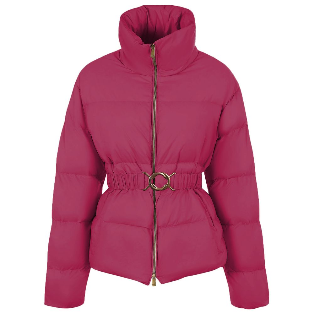 Chaquetas y abrigos de nailon fucsia de PINKO