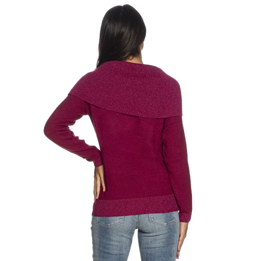 Suéter de viscosa fucsia Yes Zee