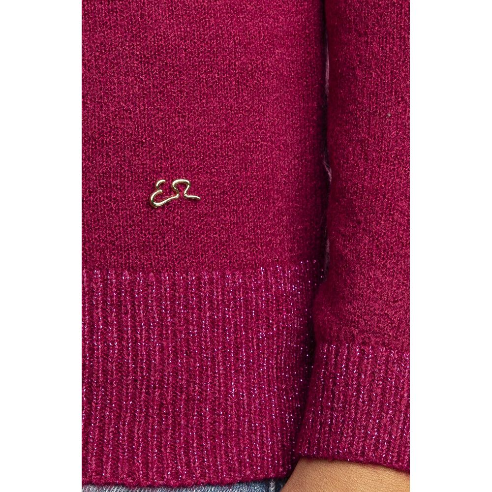 Suéter de viscosa fucsia Yes Zee