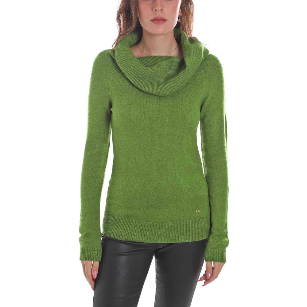 Suéter de viscosa verde Yes Zee