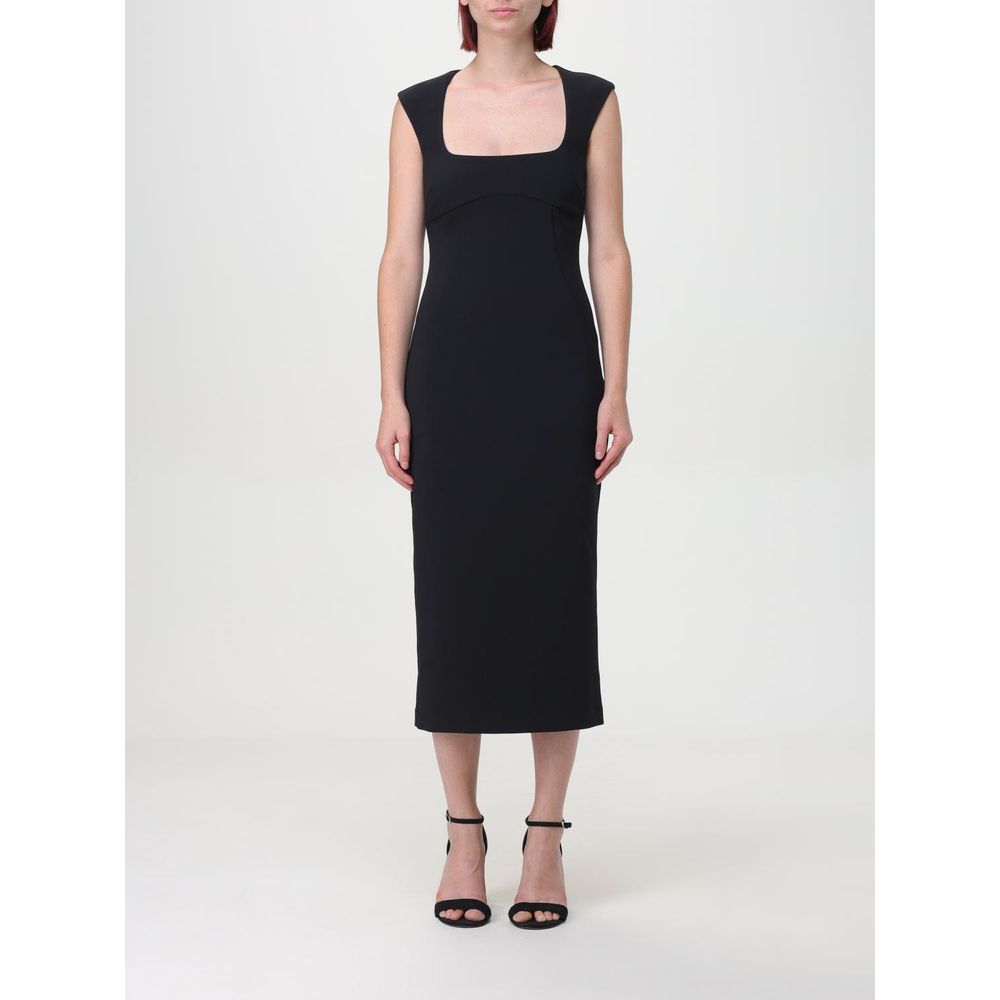 Vestido de viscosa negro PINKO