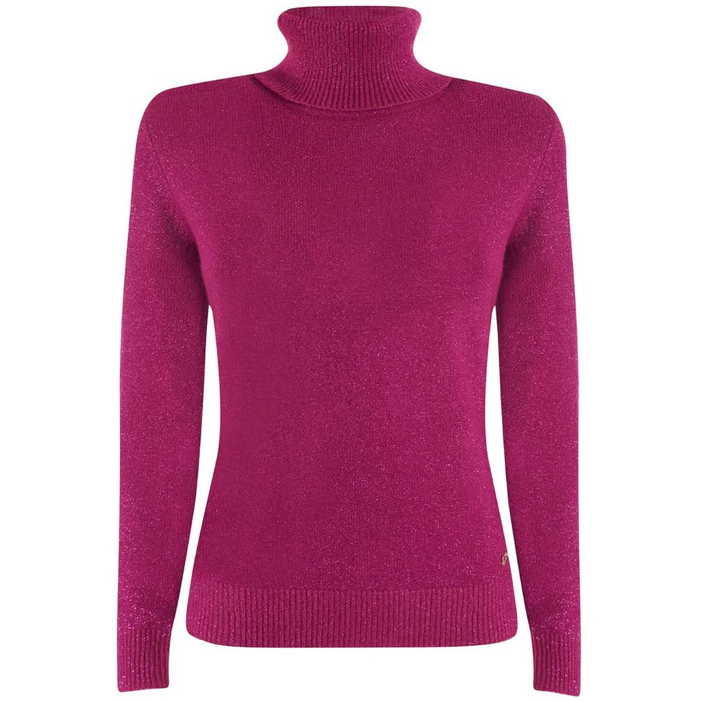 Suéter de viscosa fucsia Yes Zee