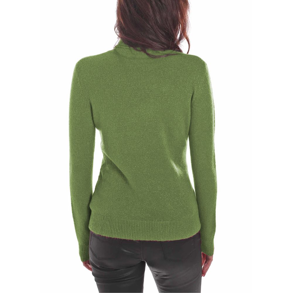 Suéter de viscosa verde Yes Zee