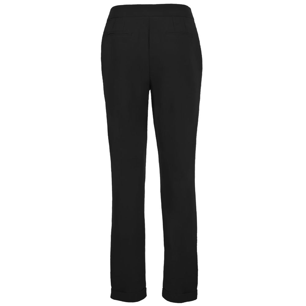 Yes Zee - Pantalones vaqueros y pantalón de poliéster negro