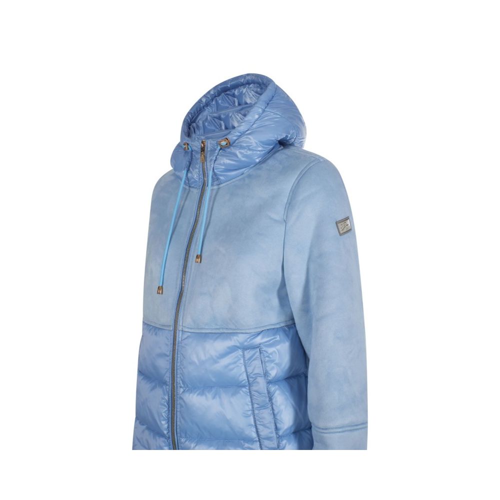 Chaquetas y abrigos de nailon azul claro Yes Zee