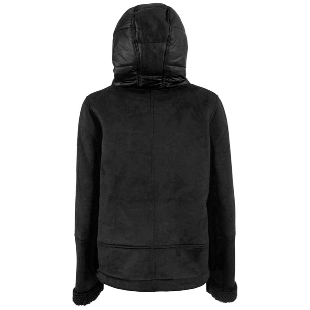 Chaquetas y abrigos de nailon negros Yes Zee
