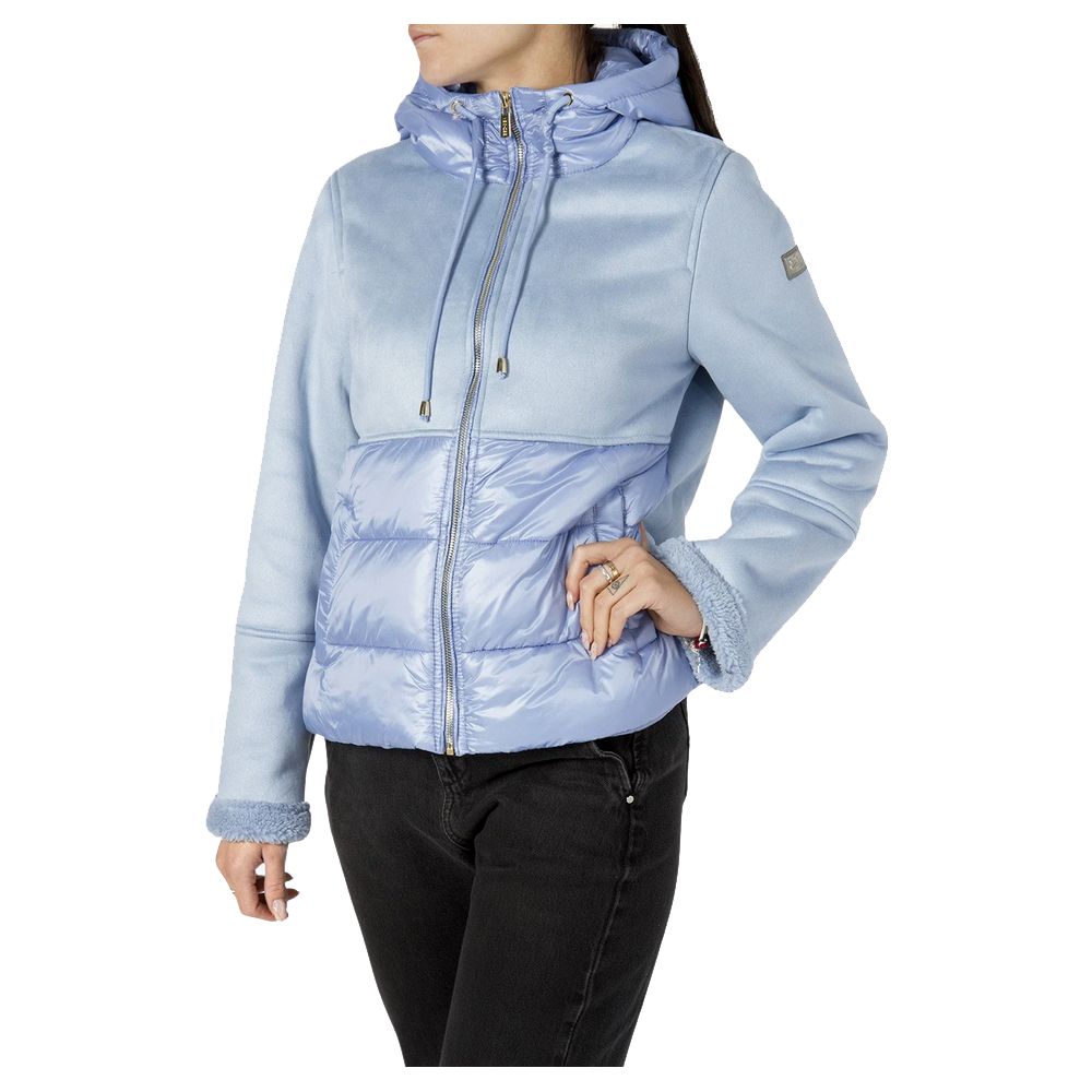 Chaquetas y abrigos de nailon azul claro Yes Zee