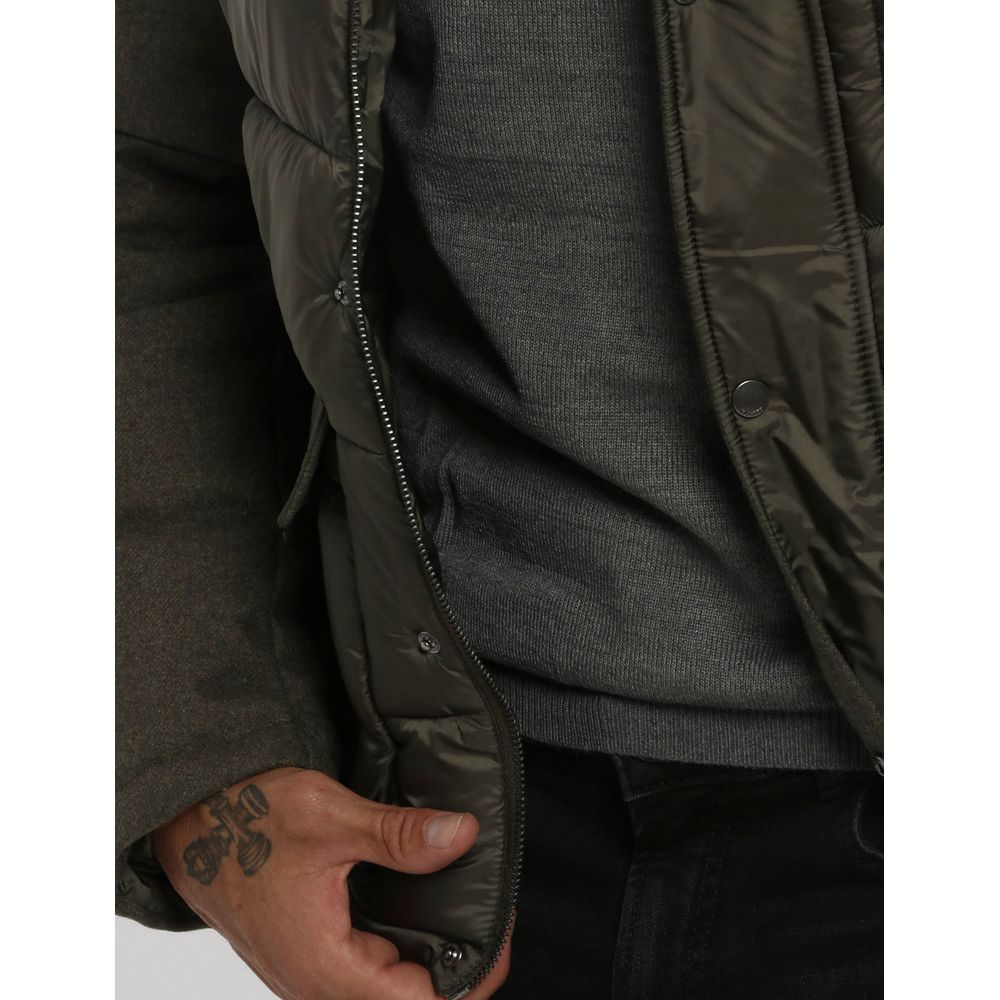 Chaqueta de poliéster verde Yes Zee
