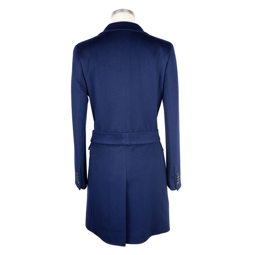 Chaquetas y abrigos de cachemira azul fabricados en Italia