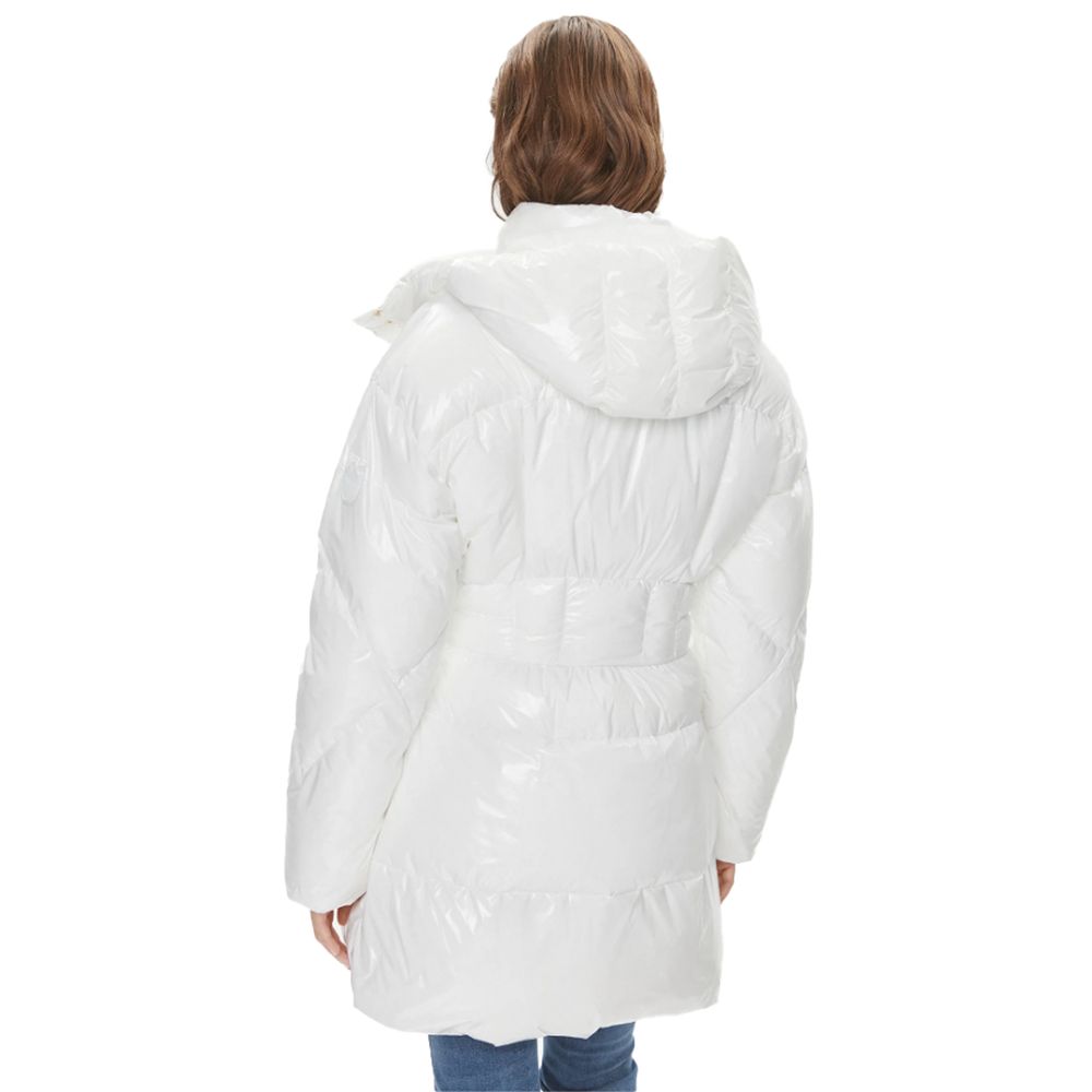 Chaquetas y abrigos de nailon blancos de PINKO