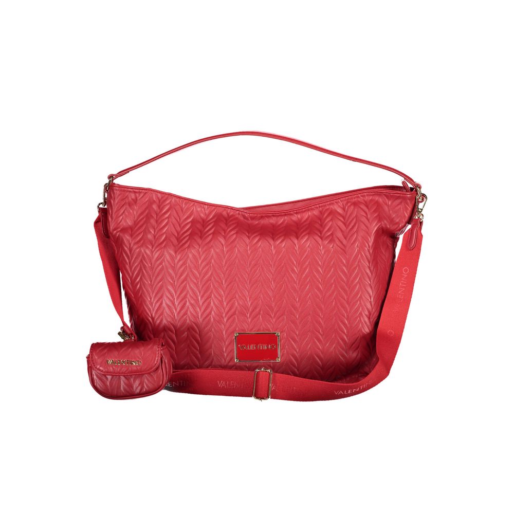 Bolso de mano de polietileno rojo de Valentino Bags