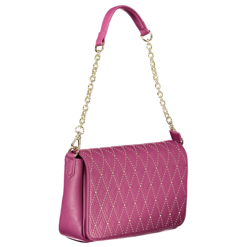Bolso de mano de polietileno morado de Valentino Bags