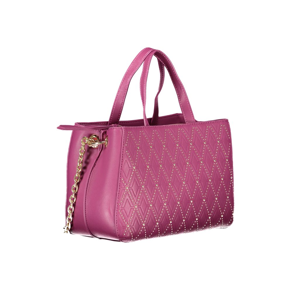 Bolso de mano de polietileno morado de Valentino Bags