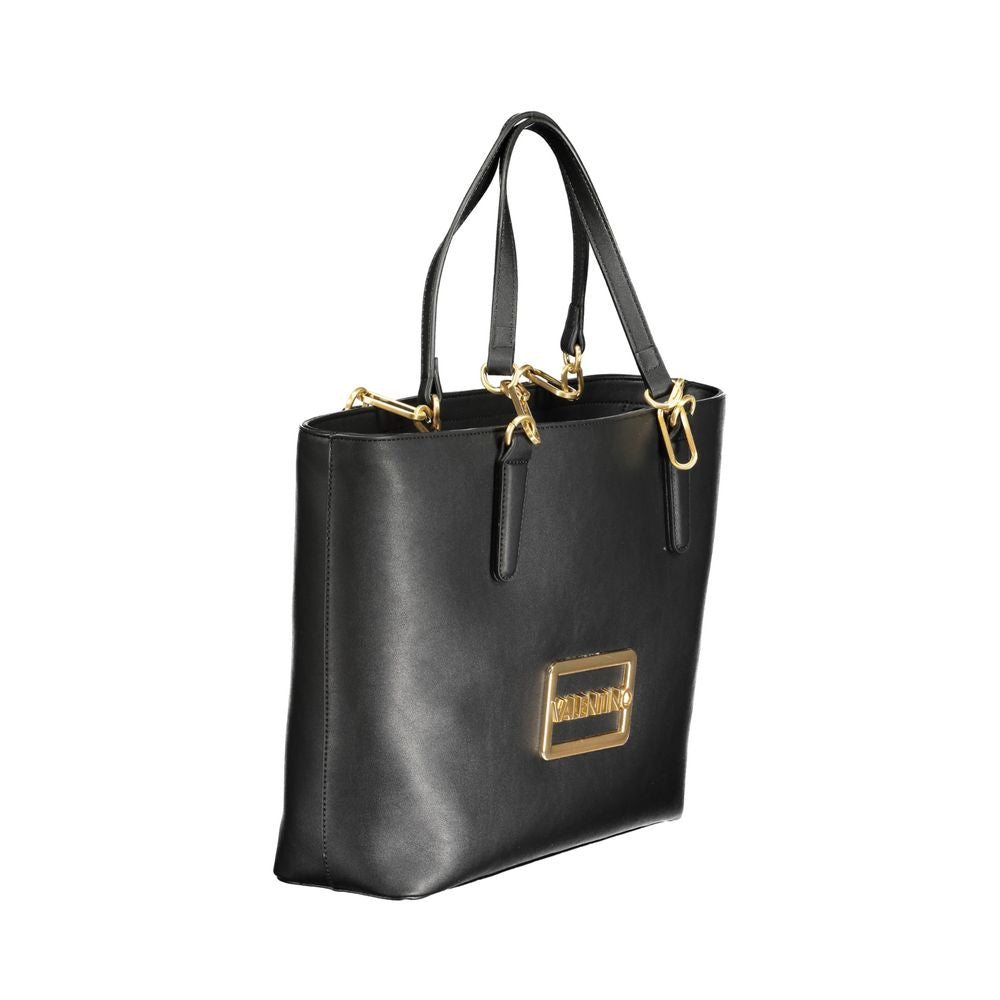 Bolso de mano de polietileno negro de Valentino Bags