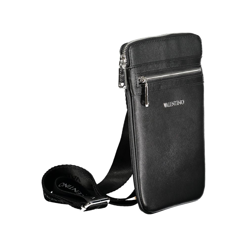 Bolso de hombro de poliéster negro de Valentino Bags