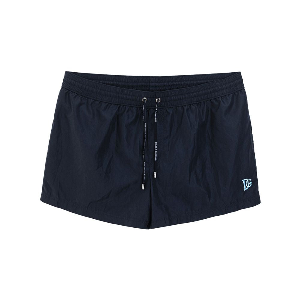 Traje de baño de poliéster azul Dolce & Gabbana