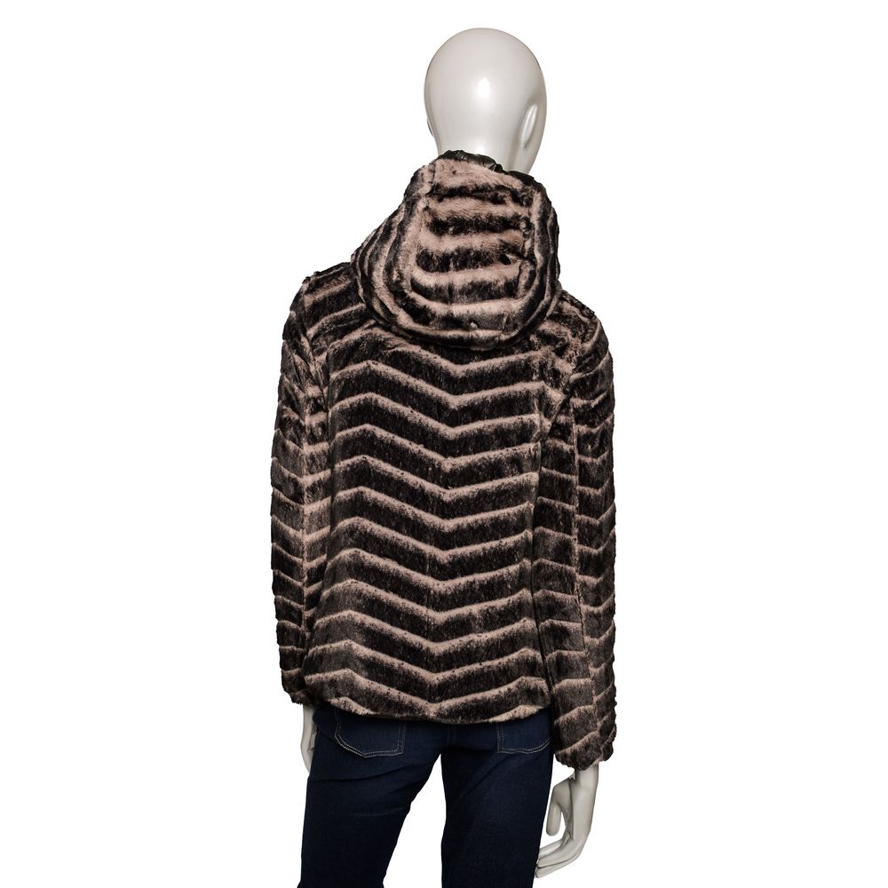 Chaquetas y abrigos de poliéster negros Baldinini Trend