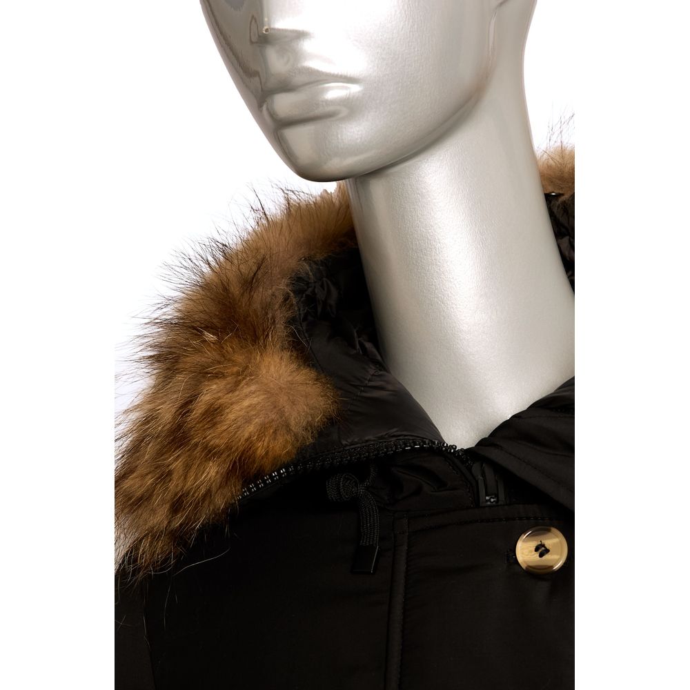 Chaquetas y abrigos de poliéster negros Baldinini Trend