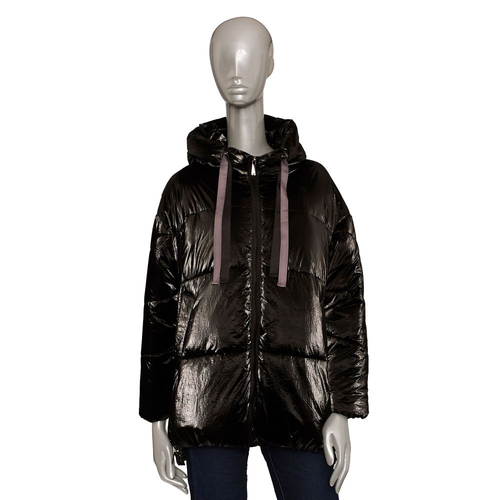 Chaquetas y abrigos de poliéster negros Baldinini Trend