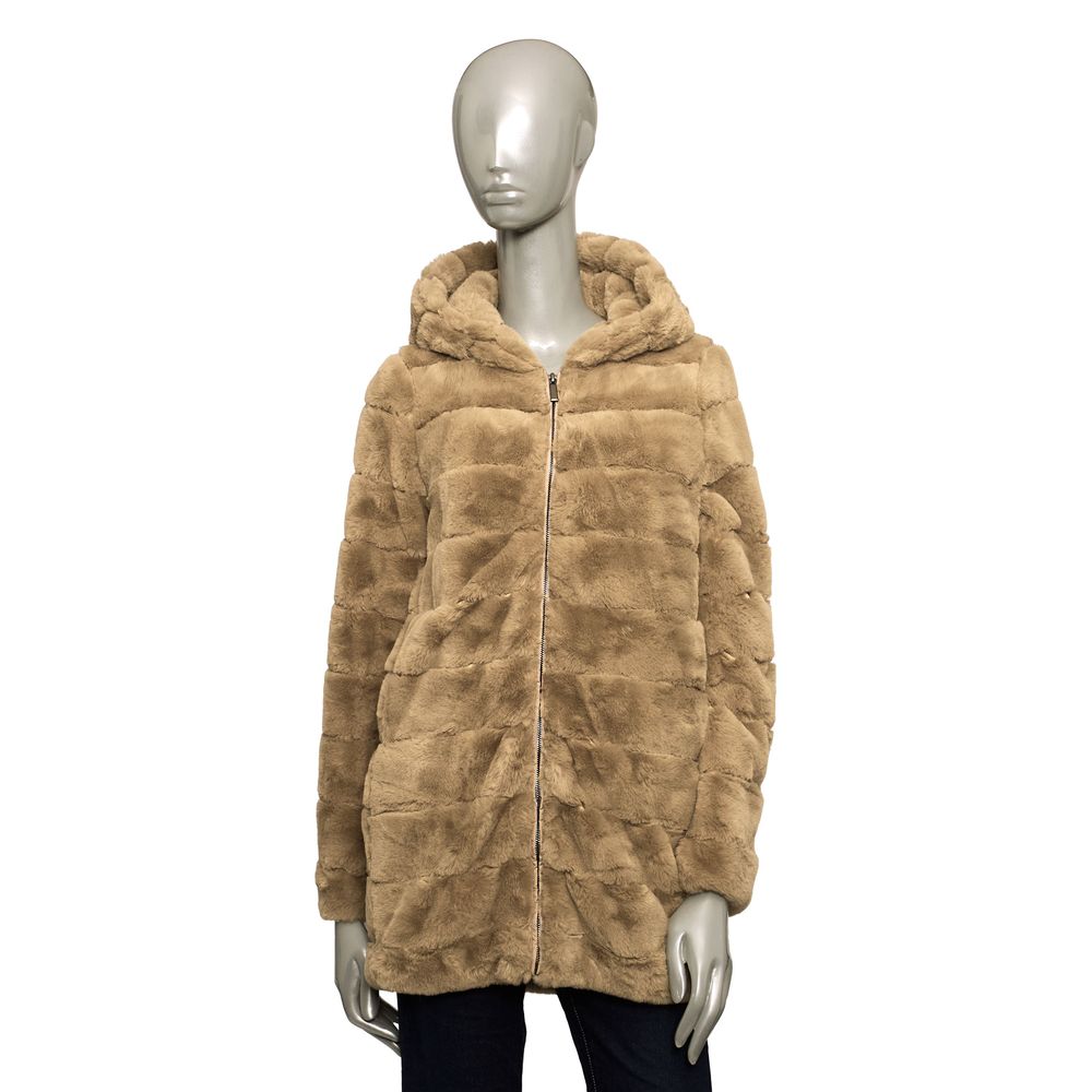Chaquetas y abrigos de poliéster beige Baldinini Trend