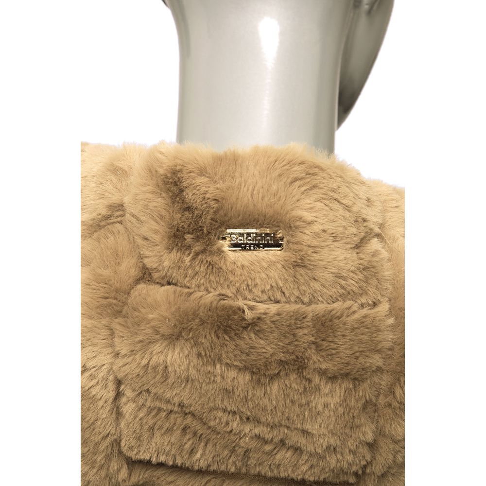 Chaquetas y abrigos de poliéster beige Baldinini Trend