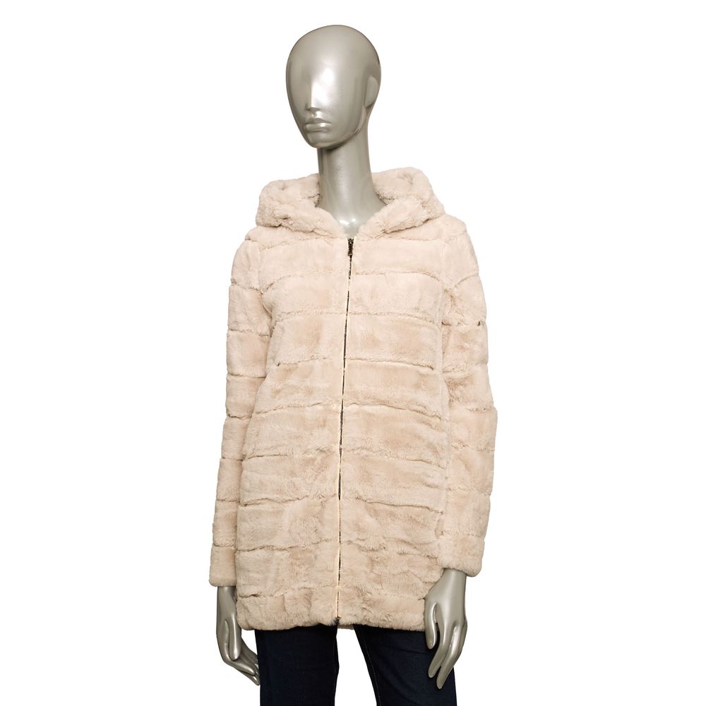 Chaquetas y abrigos de poliéster beige Baldinini Trend