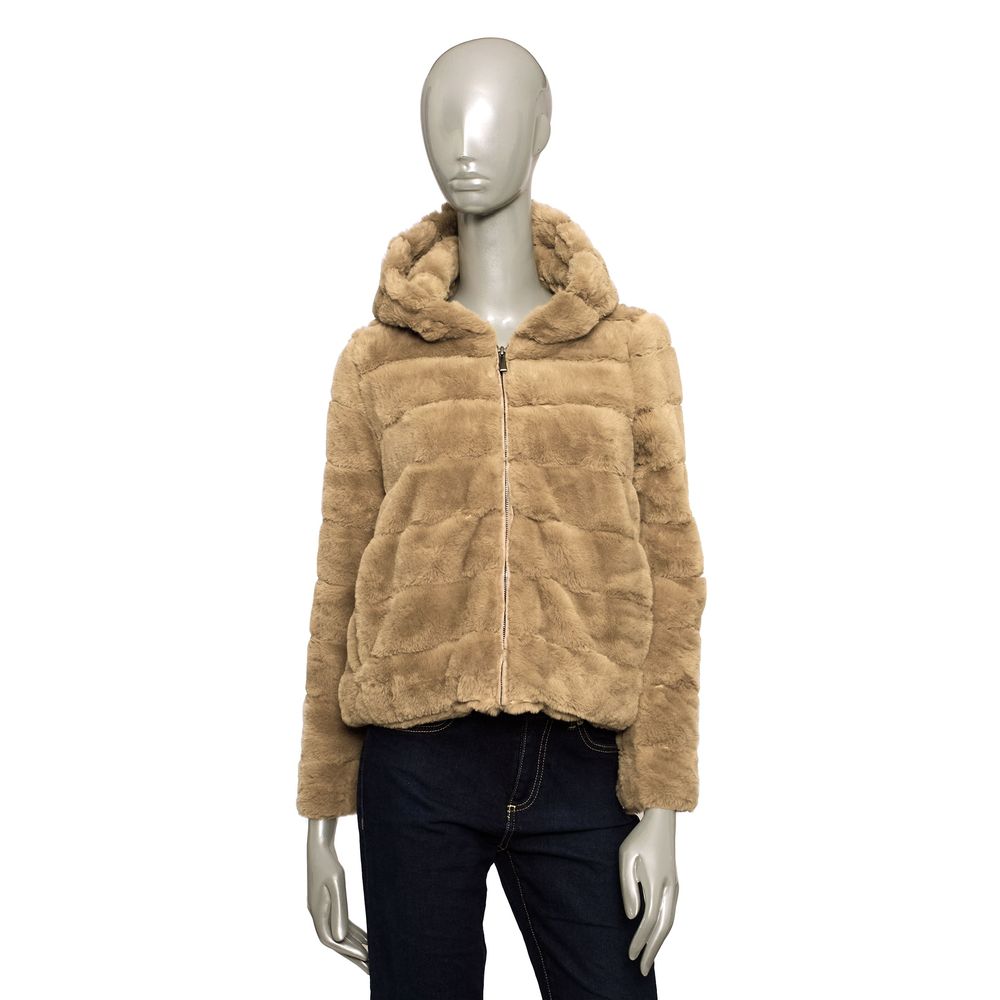 Chaquetas y abrigos de poliéster beige Baldinini Trend