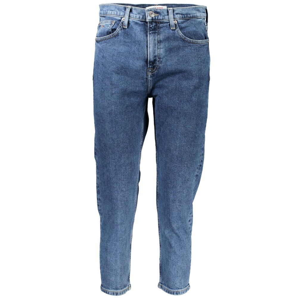 Pantalones y vaqueros de algodón azul Tommy Hilfiger