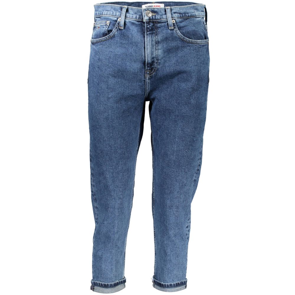 Pantalones y vaqueros de algodón azul Tommy Hilfiger