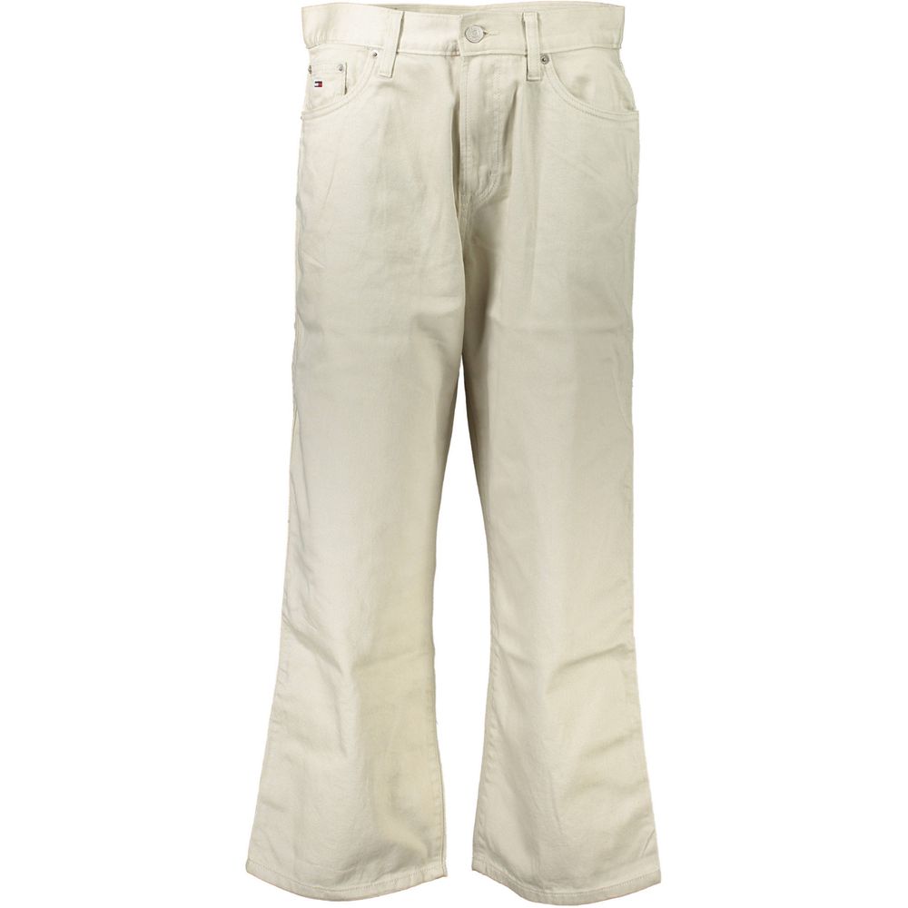 Pantalones y vaqueros de algodón beige de Tommy Hilfiger