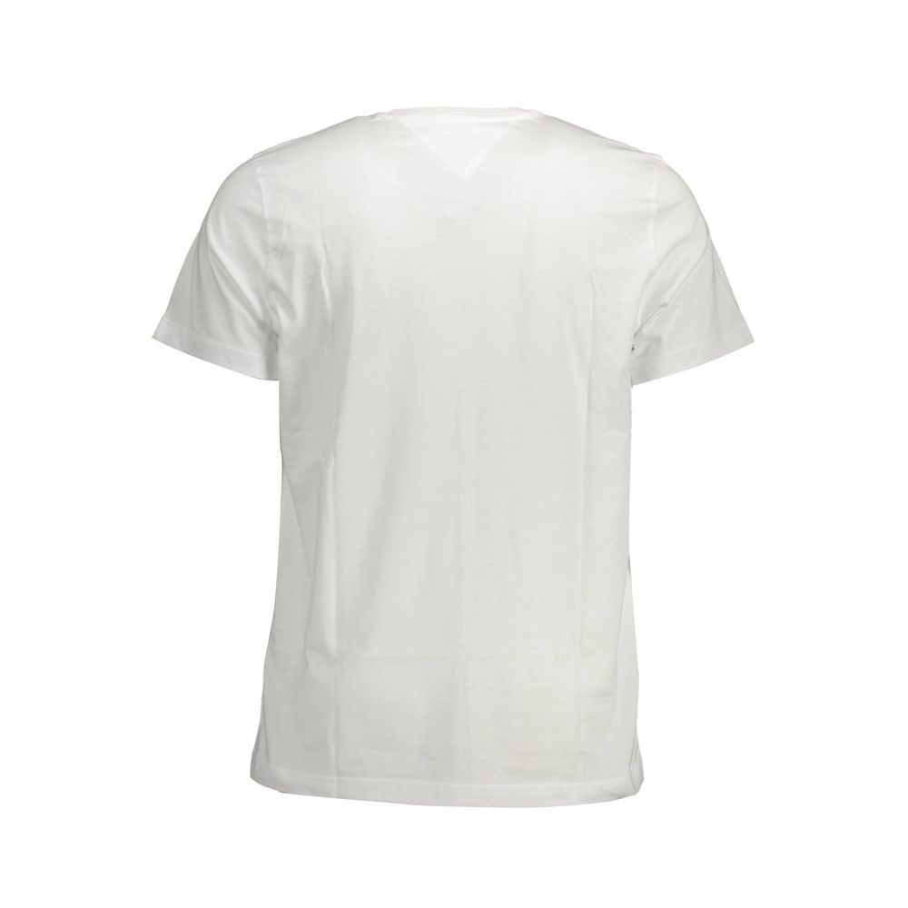 Camiseta de algodón blanca de Tommy Hilfiger