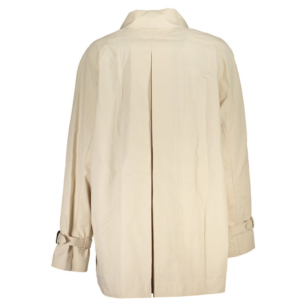 Chaquetas y abrigos de algodón beige de Tommy Hilfiger