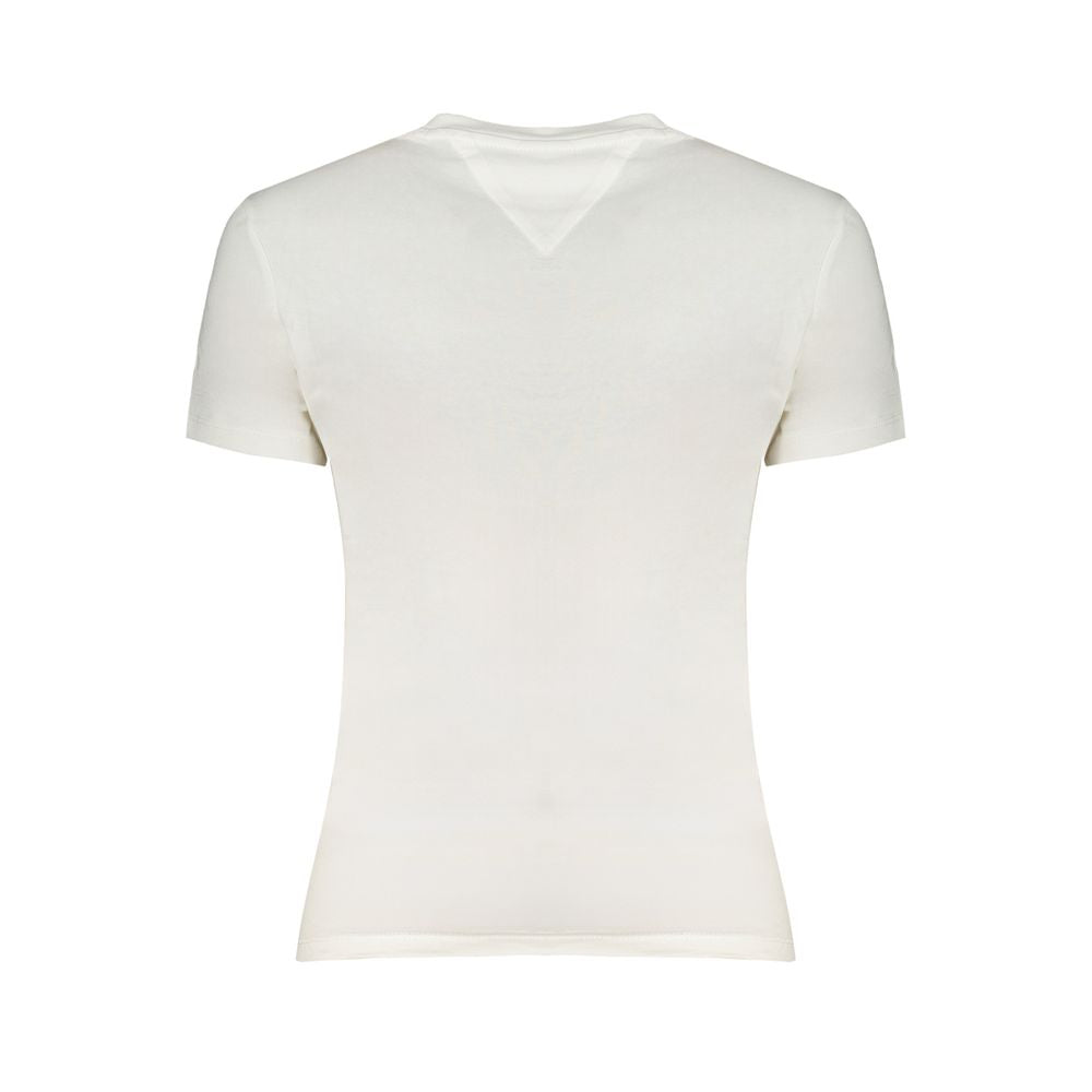 Tommy Hilfiger White Cotton Tops & T-Shirt