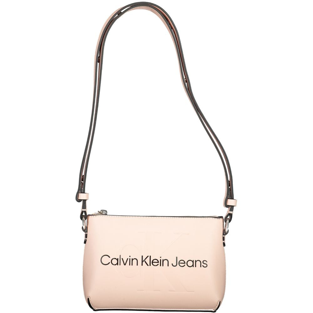 Bolso de mano de polietileno en color rosa de Calvin Klein