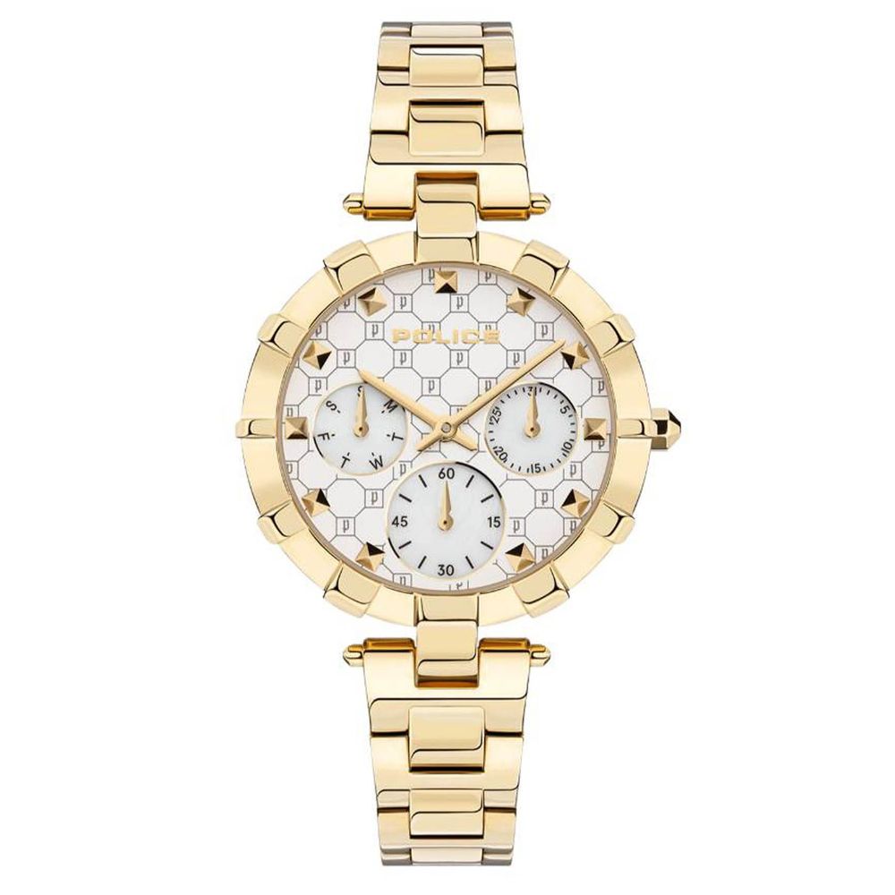 Police Gold Stainless Steel Watch