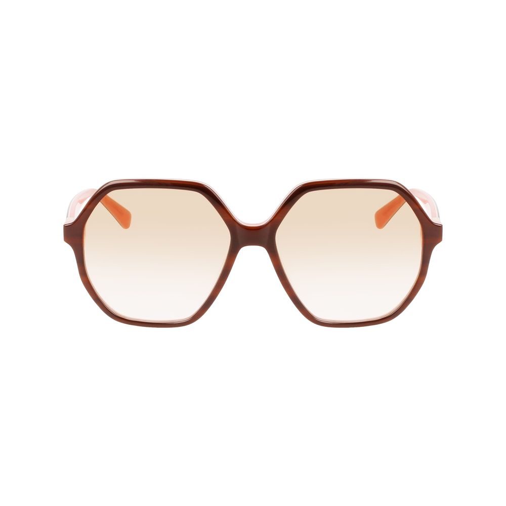 Longchamp Brown Acetate Sunglasses