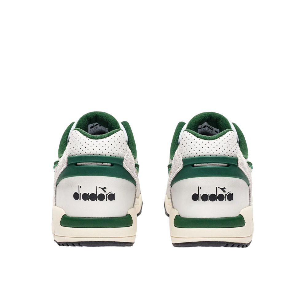 Diadora Green Synthetic Leather Sneaker