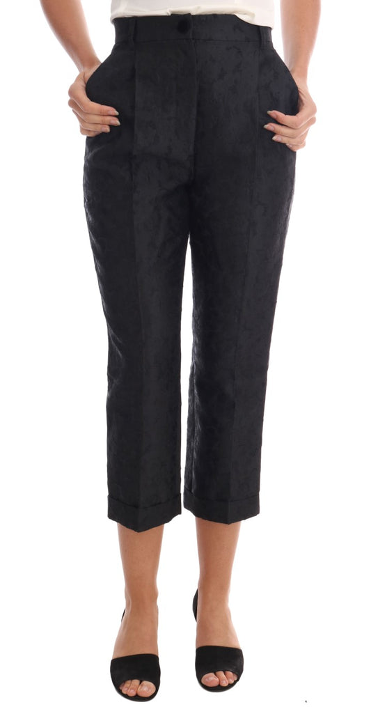 Pantalones capri elegantes de talle alto de Dolce & Gabbana