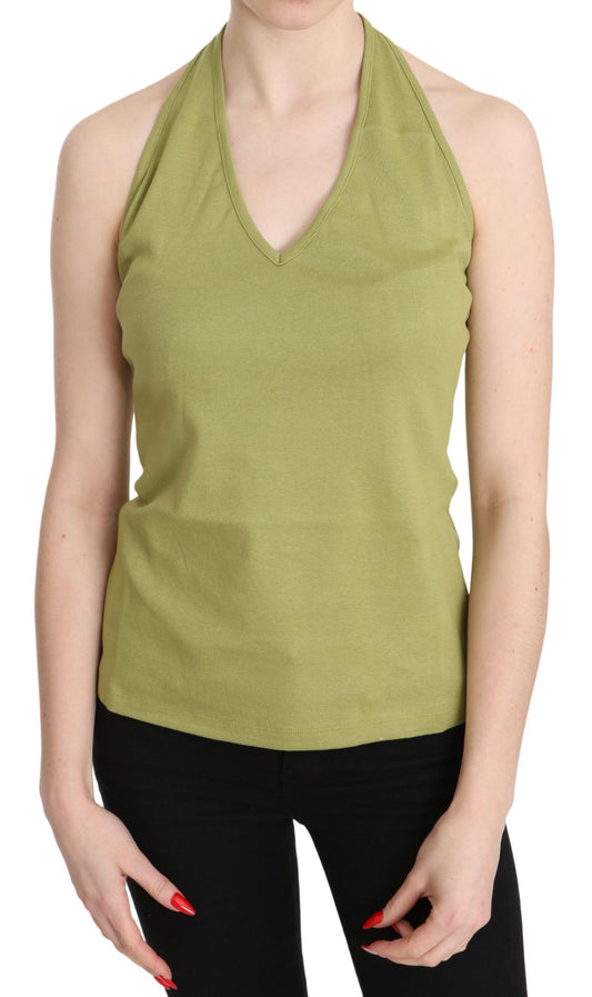 Camiseta sin mangas informal elegante con cuello halter de GF Ferre