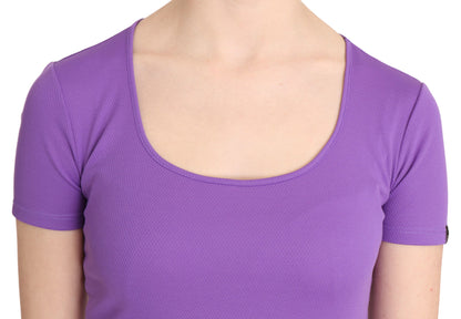 Blusa elegante informal de color morado de GF Ferre para el día a día