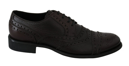 Zapatos de vestir Derby elegantes de cuero para hombre de Dolce &amp; Gabbana