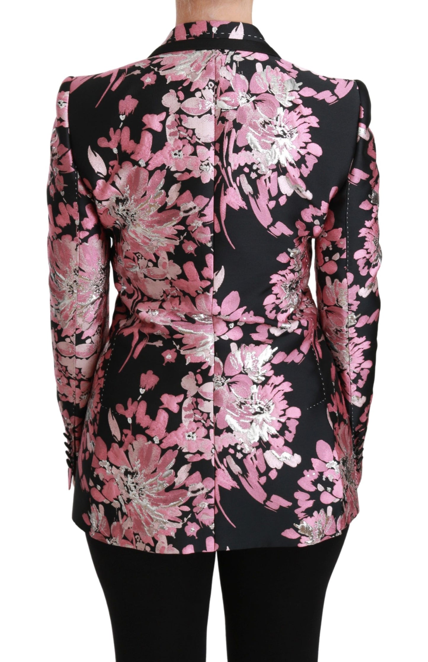 Blazer elegante con estampado floral en jacquard de Dolce &amp; Gabbana