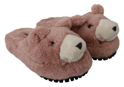 Zapatillas de casa Dolce &amp; Gabbana Chic Pink Bear de D&amp;G